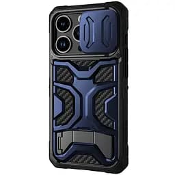 Чохол TPU+PC Nillkin CamShield Adventurer Pro шторка на камеру для Apple iPhone 14 Pro Max 6.7 Interstellar Blue