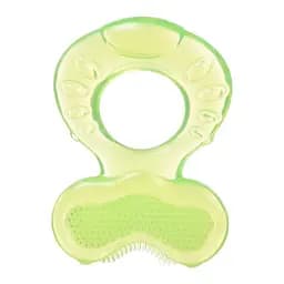 Силіконовий прорізувач Nuby Рибка з захисним ковпаком, зелений 