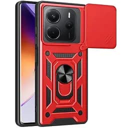 Чохол Ummi Camshield Serge Ring для Xiaomi Redmi Note 14 4G (Int. version) Червоний / Red