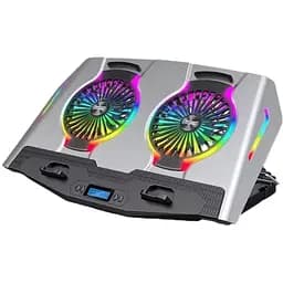 Охолоджувальна підставка для ноутбука до 21 дюймів Ice Coorel N-9 RGB