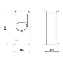 Дезінфектор Qtap Pohodli 6V безконтактний QT170WH42921 White (Zdraví), Білий - мініатюра 2