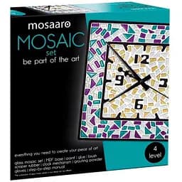 Стеклянная мозаика Square clock Mosaaro MA4002 (5903858961576)