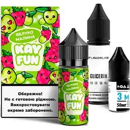 Набор компонентов для самозамеса солевой заправки Flavorlab Kayfun Малина Яблоко 30 мл, 0-50 мг (18717)