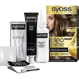 Стійка фарба для волосся Syoss Oleo Intense 6-54 холодний темно-русий 115 мл - мініатюра 3