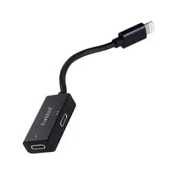 Перехідник для iPhone 7 8 х 11 12 на 2 Earldom ET-OT32i Lightning тато 2 мами - мініатюра 2