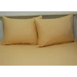 Простирадло на резинці з наволочками TAG Tekstil Apricot Cream 160х200х20 см 000224332 - мініатюра 2