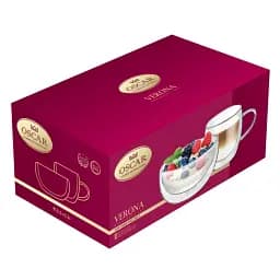 Набір для сніданку Oscar Verona чашка+піала з подвійними стінками (OSR-0002/500) - мініатюра 2