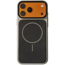 Чехол Epik PC TechWoven Hybrid with MagSafe для Apple iPhone 16 Pro (6.3) Grey / Black