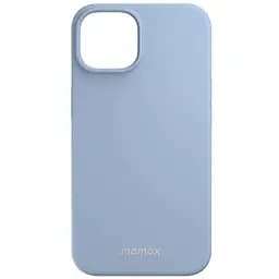 Чохол iPhone 14 Pro Max Momax Silicone 2.0 Case with MagSafe, Blue (MSAP22XLB)