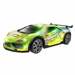 Машина на радіокеруванні LH-C 080-01, з підсвічуванням, акумулятор 3.7V, протиударний корпус, пульт 2.4GHz, Зелена