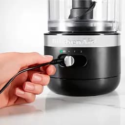 Кухонний мінікомбайн KitchenAid 5KFCB519EBM 1.3 л бездротовий матовий чорний - мініатюра 6