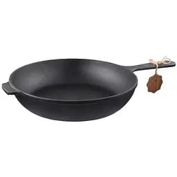Сковорода Чавунная с литой ручкой Maysternya 16х4 см Черная 000280062