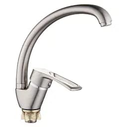 Змішувач для кухні Zegor YUB4-A181KH одноважільний сатин 30412