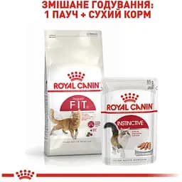 Сухий корм для домашніх та вуличних котів Royal Canin Fit м'ясо птиці та рис 0.4 кг - мініатюра 6