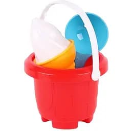 Детский набор для игры с песком ТехноК 7068TXK, 3 цвета Красный