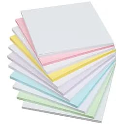 Блок паперу для нотаток Buromax Люкс Зебра Pastel склеєний 90х90х40 мм (BM.2262) - мініатюра 3