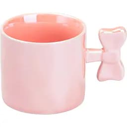 Чашка керамічна Happy Life Serious Life 350 мл рожева HP7185P