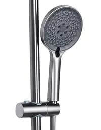 Душова система універсальна Qtap Vlasta New Gunmetal Black PVD з виливом QTVLA111GMB45651 - мініатюра 4