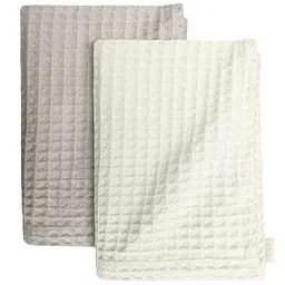 Набір рушників Cosas Cube White & Cube Coffe 2 шт. (SetTowel_95-SqWhite_130-SqCoffe)