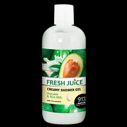 Крем-гель для душу Fresh Juice Avocado & Rice Milk, 500 мл