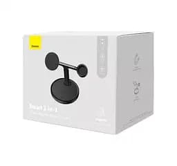 Бездротовий зарядний пристрій Baseus Swan 3-in-1 Wireless Magnetic Charging Bracket 20W WXTE000101 Black - мініатюра 5