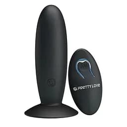 Анальна пробка Pretty Love Remote Control Vibrating 11 см (черный)