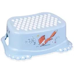 Підставка для ніг Tega Baby Лісова казка з протиковзною гумою блакитна