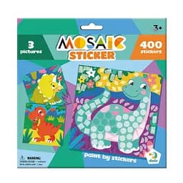 Дитячий набір для творчості мозаїка "Динозаври" DoDo Toys 300898 зі стікерами