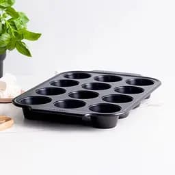 Форма для випічки кексів GreenPan 40х28х4,3 см на 12 шт з керамічним покриттям (CC007766-001) - мініатюра 4