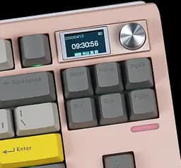 Клавіатура бездротова Epomaker Shadow-S TKL Wisteria Linear Switch UA RGB Pink (SHS-P-WL) - мініатюра 2