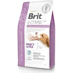 Корм сухой Brit VetDiet Dog Ultra-hypoallergenic для собак при проблемах с пищеварением с насекомыми 2 кг