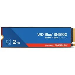 Накопитель SSD Western Digital m.2 NVMe 2TB WD Blue SN5100 PCIe 4.0x4 QLC 3D (WDS200T5B0E-00CPE0)