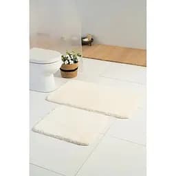 Килимки для ванної Vonaldi Softmicro набір 2 шт. молочний