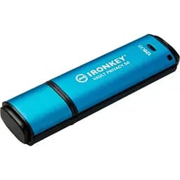 USB флеш-накопичувач Kingston IronKey Vault Privacy 50 128GB USB-A 3.2 Gen 1 Blue [IKVP50/128GB] [101532] - мініатюра 4