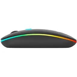 Комп'ютерна мишка Xtrike Me GW-113 бездротова Bluetooth+2,4G 3200dpi. 4кн. 7 режимів RGB чорна (GW-113) - мініатюра 2
