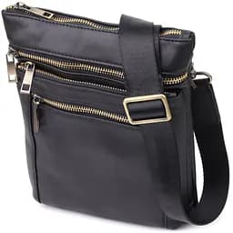 Повсякденна чоловіча сумка з натуральної шкіри Vintage 24х20х3 см sum0027512