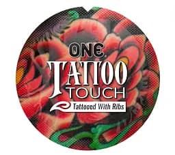 Презервативи ONE Tattoo Touch з ребристою поверхнею у вигляді тату, 1 шт One One Tattoo Touch 101887 - мініатюра 3