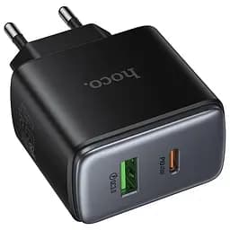 МЗП Hoco C158A Upgrade PD45W (1USB-A/1C) Black - мініатюра 2
