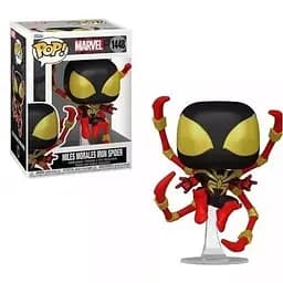 Коллекционная фигурка Funko Pop Марвел Майлз Моралес Железный Паук Marvel Miles Morales Iron Spider 10 см FP M