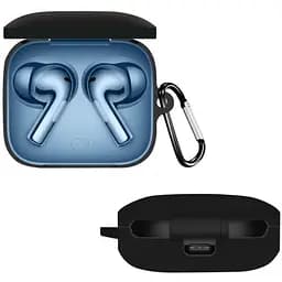 Чохол-накладка DK для OnePlus Buds 3 Silicone Candy Friendly з карабіном (black)