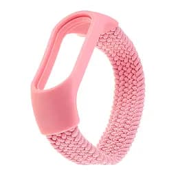 Ремінець Braided Buckle Solo Loop Mi Band 3/4/5/6/7 Pink