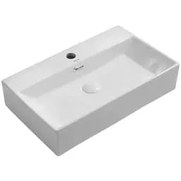 Умивальник підвісний Mixxus Premium Quadro-0206 600x360x130 мм з отвором під змішувач та переливом MP6509, Білий