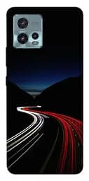 Чехол itsPrint Красно-белая дорога для Motorola Moto G72