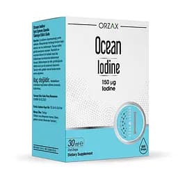 Йод Orzax Ocean Iodine 150 mcg Drops, 30 мл для підтримки щитовидної залози