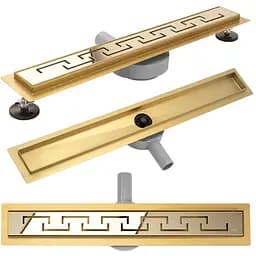 Душовий канал Rea Greek Pro 60 см gold REA-G8027