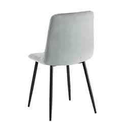 Стілець TED New Light Grey Velvet - мініатюра 2