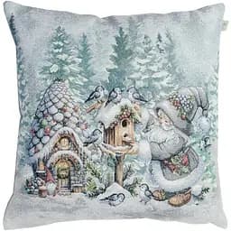 Подушка Прованс гобеленова Казкові гноми Шпаківня 45х45 см (38479)