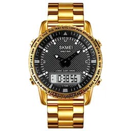 Наручные часы мужские 1898GDWT Gold-White Skmei acs0030482