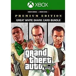 Ключ активации Microsoft Grand Theft Auto V: Premium Edition & Great White Shark Card Bundle для Xbox One/Series