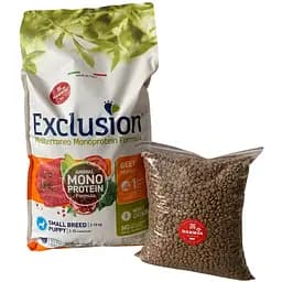 Корм Exclusion Puppy Beef Small Breed для цуценят собак малих порід з яловичиною 1кг (на вагу)